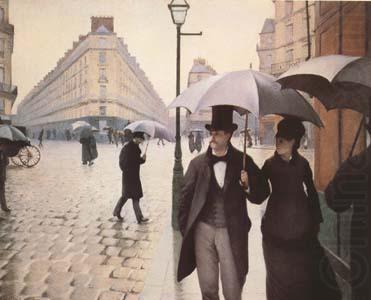 Gustave Caillebotte Paris Street A Rainy Day (mk09) china oil painting image